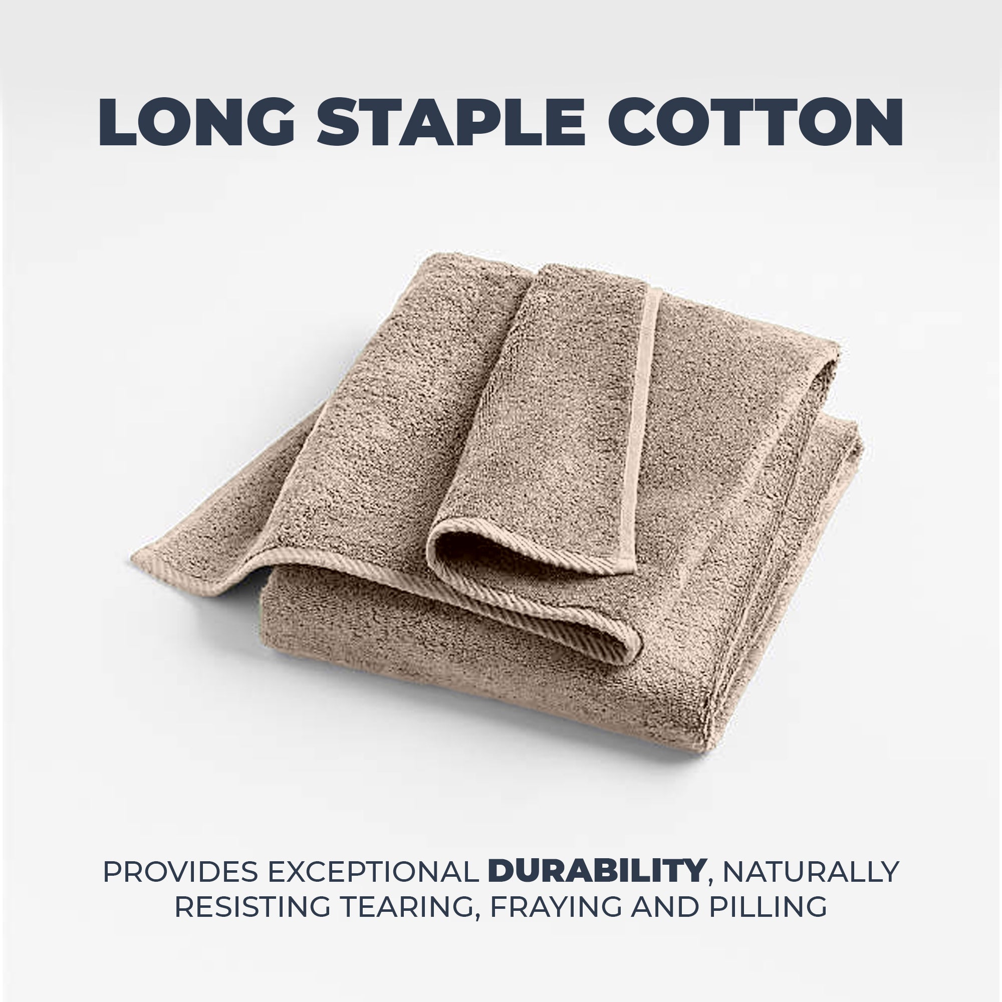 Sand Egyptian Cotton Towels