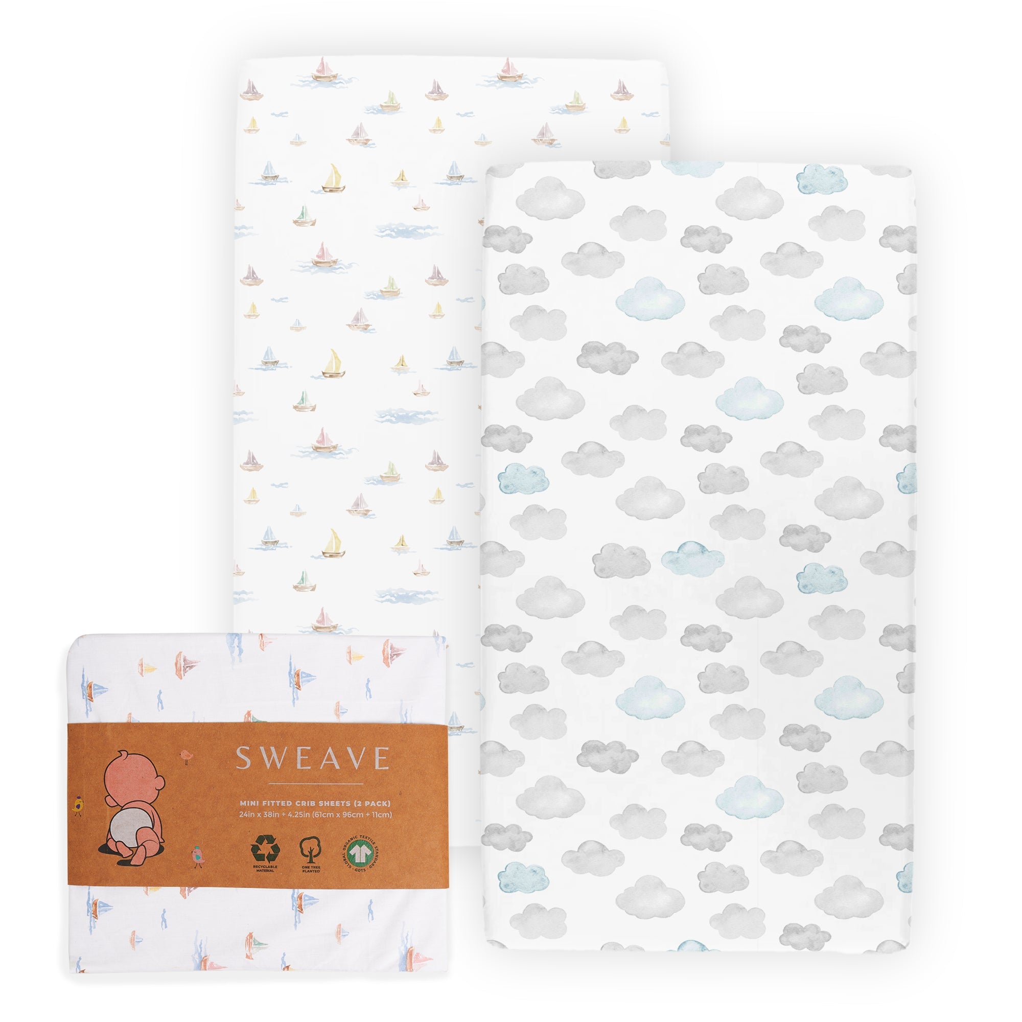 Organic Crib Fitted Sheets