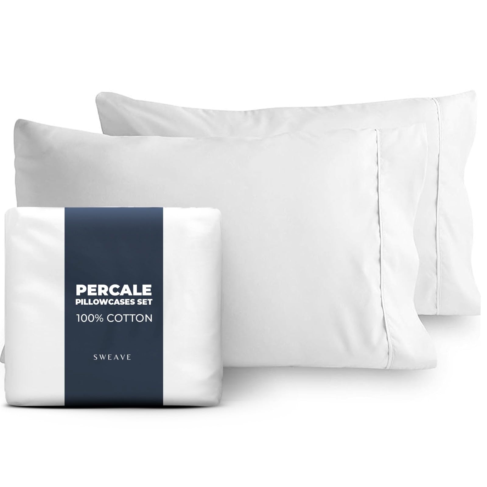 100% Cotton Percale Pillowcases