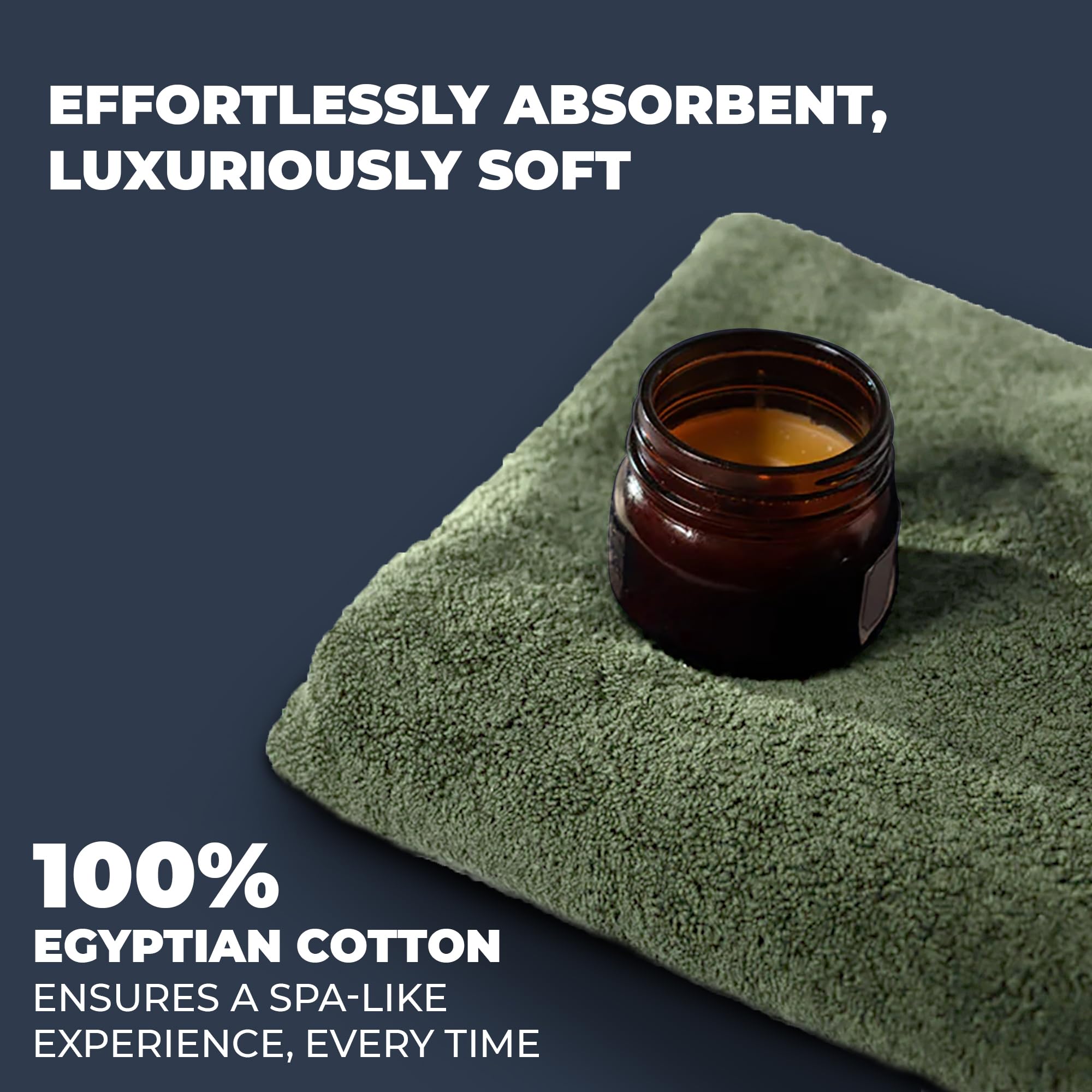Sage Green Egyptian Cotton Towels