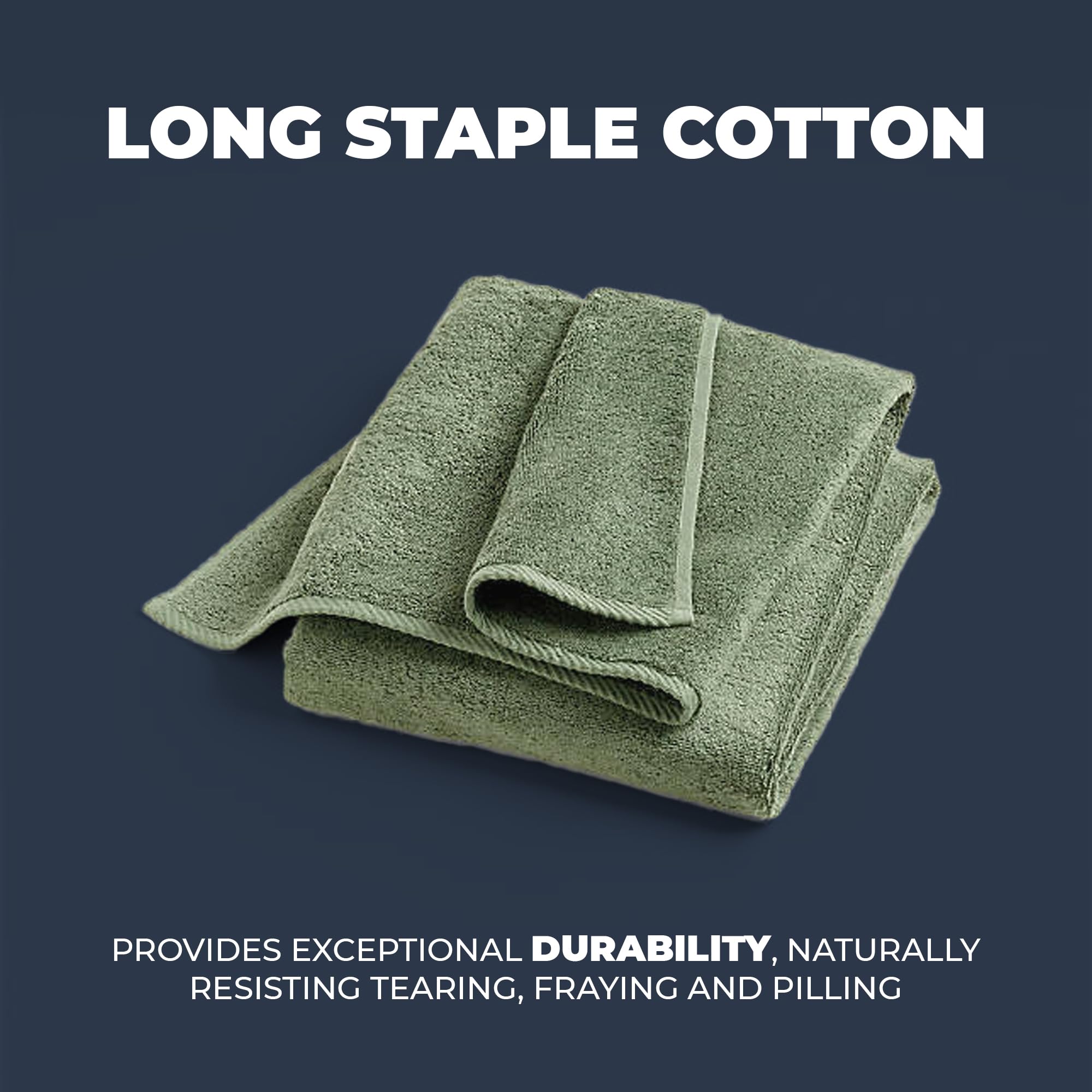 Sage Green Egyptian Cotton Towels